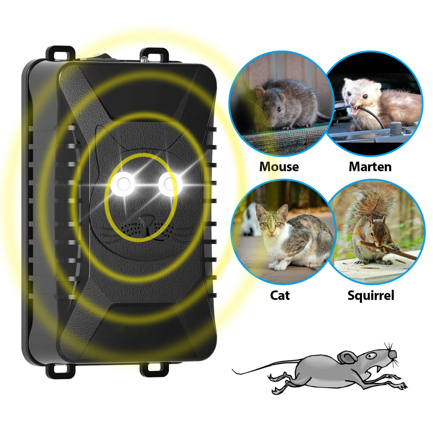 Battery Operated Under hood Animal Repellent -China Manufacturer
