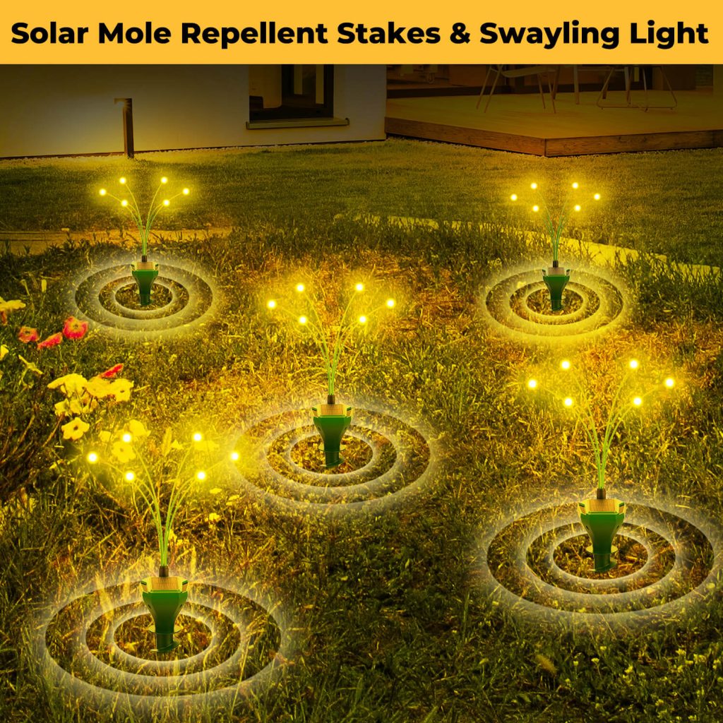 Solar Mole and Groundhog Repellent-2